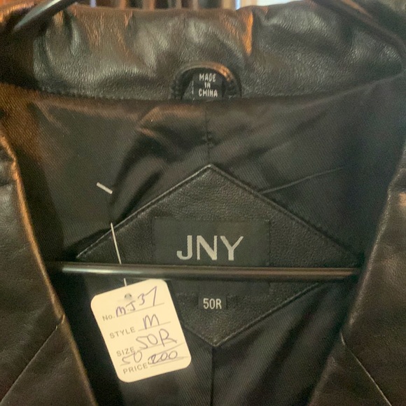 JNY LEATHER JACKET, JONES NEW YORK - Picture 3 of 5